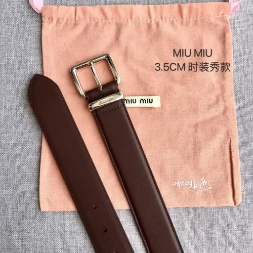 Cheap MIU MIU AAA Quality Belts In 3.5cm For Women #1328615 Replica Wholesale [$52.00 USD] [ITEM#1328615] on Replica MIU MIU AAA Quality Belts