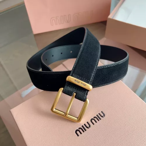 Cheap MIU MIU AAA Quality Belts In 3.5cm For Women #1328620 Replica Wholesale [$60.00 USD] [ITEM#1328620] on Replica MIU MIU AAA Quality Belts