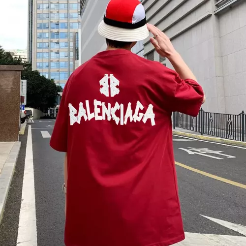 Cheap Balenciaga T-Shirts Short Sleeved For Unisex #1328685 Replica Wholesale [$88.00 USD] [ITEM#1328685] on Replica Balenciaga T-Shirts