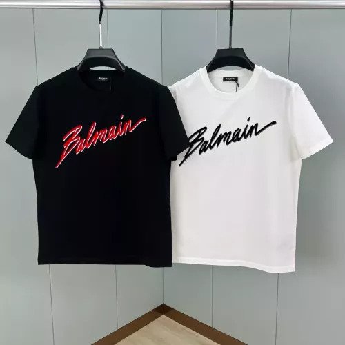 Cheap Balmain T-Shirts Short Sleeved For Unisex #1328719 Replica Wholesale [$68.00 USD] [ITEM#1328719] on Replica Balmain T-Shirts