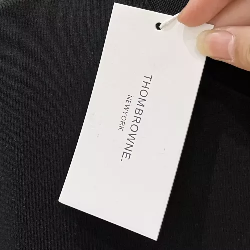 Cheap Thom Browne TB T-Shirts Short Sleeved For Unisex #1328747 Replica Wholesale [$85.00 USD] [ITEM#1328747] on Replica Thom Browne TB T-Shirts