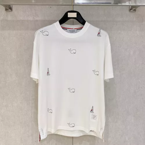 Cheap Thom Browne TB T-Shirts Short Sleeved For Unisex #1328748 Replica Wholesale [$85.00 USD] [ITEM#1328748] on Replica Thom Browne TB T-Shirts