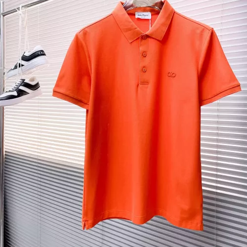Salvatore Ferragamo T-Shirts Short Sleeved For Men #1328889