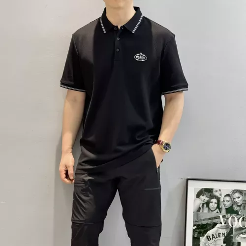 Cheap Prada T-Shirts Short Sleeved For Men #1328921 Replica Wholesale [$82.00 USD] [ITEM#1328921] on Replica Prada T-Shirts