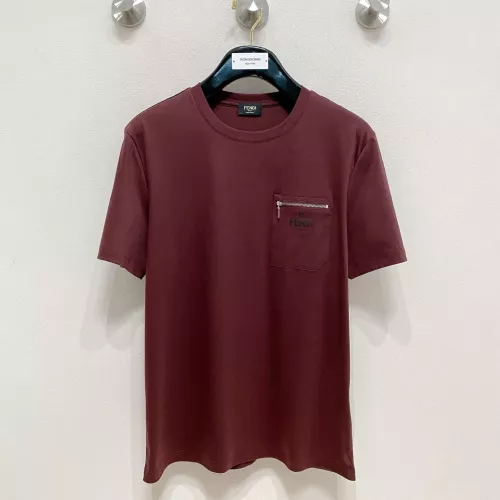Cheap Fendi T-Shirts Short Sleeved For Men #1328931 Replica Wholesale [$100.00 USD] [ITEM#1328931] on Replica Fendi T-Shirts