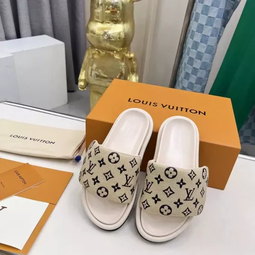 Cheap Louis Vuitton Slippers For Men #1329161 Replica Wholesale [$82.00 USD] [ITEM#1329161] on Replica Louis Vuitton Slippers