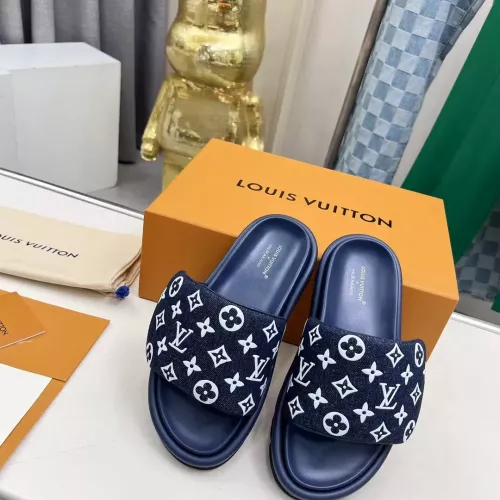 Cheap Louis Vuitton Slippers For Men #1329163 Replica Wholesale [$82.00 USD] [ITEM#1329163] on Replica Louis Vuitton Slippers