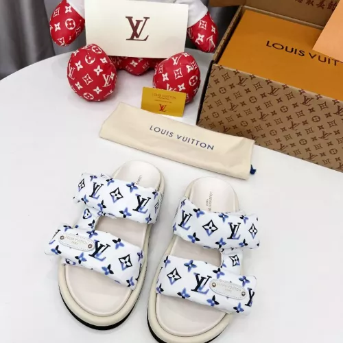 Cheap Louis Vuitton Slippers For Women #1329166 Replica Wholesale [$82.00 USD] [ITEM#1329166] on Replica Louis Vuitton Slippers