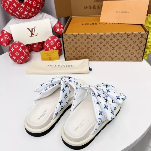 Cheap Louis Vuitton Slippers For Women #1329166 Replica Wholesale [$82.00 USD] [ITEM#1329166] on Replica Louis Vuitton Slippers