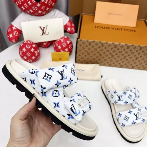 Cheap Louis Vuitton Slippers For Women #1329166 Replica Wholesale [$82.00 USD] [ITEM#1329166] on Replica Louis Vuitton Slippers
