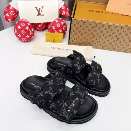 Cheap Louis Vuitton Slippers For Women #1329169 Replica Wholesale [$82.00 USD] [ITEM#1329169] on Replica Louis Vuitton Slippers