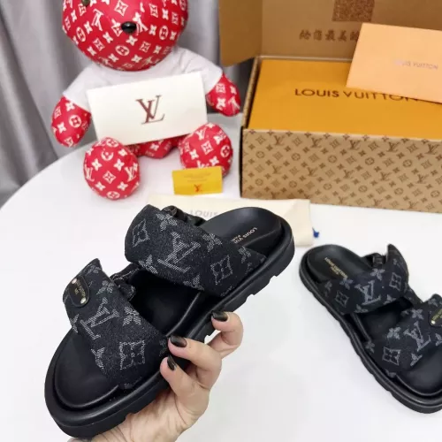 Cheap Louis Vuitton Slippers For Women #1329169 Replica Wholesale [$82.00 USD] [ITEM#1329169] on Replica Louis Vuitton Slippers