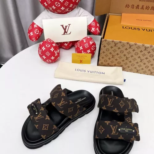 Cheap Louis Vuitton Slippers For Women #1329171 Replica Wholesale [$82.00 USD] [ITEM#1329171] on Replica Louis Vuitton Slippers