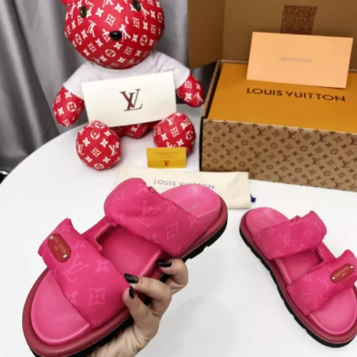 Cheap Louis Vuitton Slippers For Women #1329172 Replica Wholesale [$82.00 USD] [ITEM#1329172] on Replica Louis Vuitton Slippers