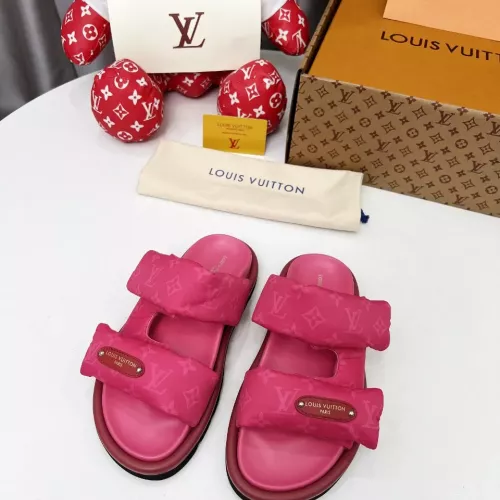 Cheap Louis Vuitton Slippers For Women #1329172 Replica Wholesale [$82.00 USD] [ITEM#1329172] on Replica Louis Vuitton Slippers