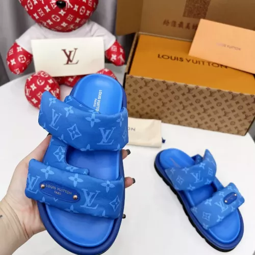 Cheap Louis Vuitton Slippers For Women #1329173 Replica Wholesale [$82.00 USD] [ITEM#1329173] on Replica Louis Vuitton Slippers
