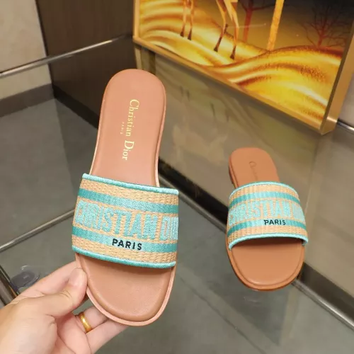 Cheap Christian Dior Slippers For Women #1329198 Replica Wholesale [$80.00 USD] [ITEM#1329198] on Replica Christian Dior Slippers