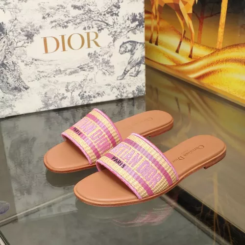 Cheap Christian Dior Slippers For Women #1329199 Replica Wholesale [$80.00 USD] [ITEM#1329199] on Replica Christian Dior Slippers