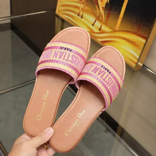 Cheap Christian Dior Slippers For Women #1329199 Replica Wholesale [$80.00 USD] [ITEM#1329199] on Replica Christian Dior Slippers