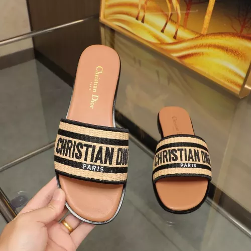 Cheap Christian Dior Slippers For Women #1329200 Replica Wholesale [$80.00 USD] [ITEM#1329200] on Replica Christian Dior Slippers