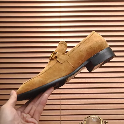 Cheap Salvatore Ferragamo Leather Shoes For Men #1329543 Replica Wholesale [$98.00 USD] [ITEM#1329543] on Replica Salvatore Ferragamo Leather Shoes
