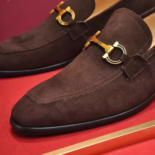 Cheap Salvatore Ferragamo Leather Shoes For Men #1329544 Replica Wholesale [$98.00 USD] [ITEM#1329544] on Replica Salvatore Ferragamo Leather Shoes