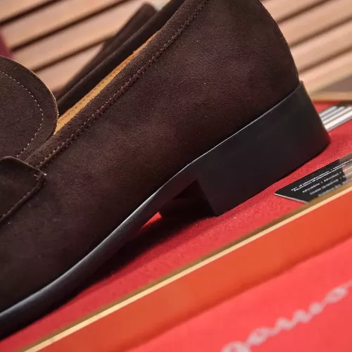 Cheap Salvatore Ferragamo Leather Shoes For Men #1329544 Replica Wholesale [$98.00 USD] [ITEM#1329544] on Replica Salvatore Ferragamo Leather Shoes