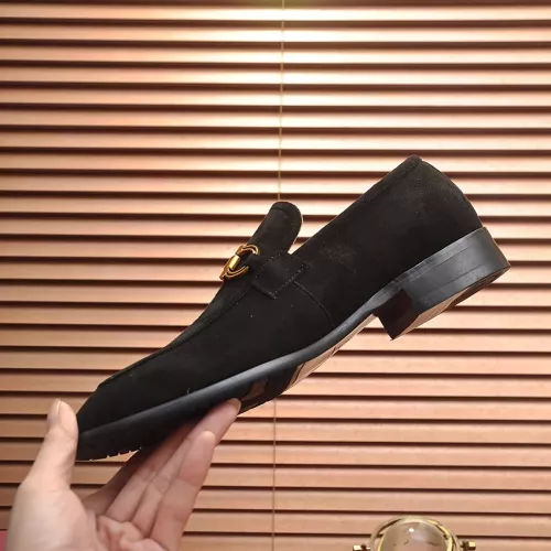 Cheap Salvatore Ferragamo Leather Shoes For Men #1329545 Replica Wholesale [$98.00 USD] [ITEM#1329545] on Replica Salvatore Ferragamo Leather Shoes