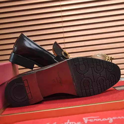 Cheap Salvatore Ferragamo Leather Shoes For Men #1329546 Replica Wholesale [$98.00 USD] [ITEM#1329546] on Replica Salvatore Ferragamo Leather Shoes