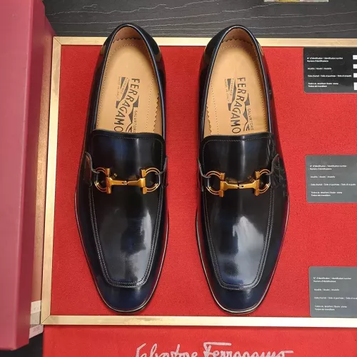 Cheap Salvatore Ferragamo Leather Shoes For Men #1329547 Replica Wholesale [$98.00 USD] [ITEM#1329547] on Replica Salvatore Ferragamo Leather Shoes