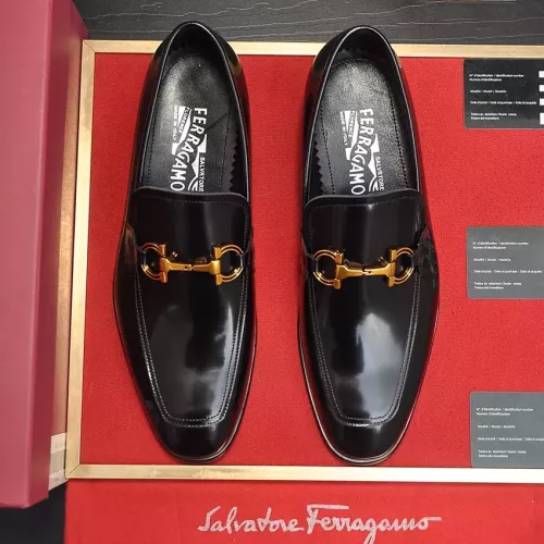 Cheap Salvatore Ferragamo Leather Shoes For Men #1329548 Replica Wholesale [$98.00 USD] [ITEM#1329548] on Replica Salvatore Ferragamo Leather Shoes