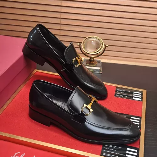 Cheap Salvatore Ferragamo Leather Shoes For Men #1329548 Replica Wholesale [$98.00 USD] [ITEM#1329548] on Replica Salvatore Ferragamo Leather Shoes