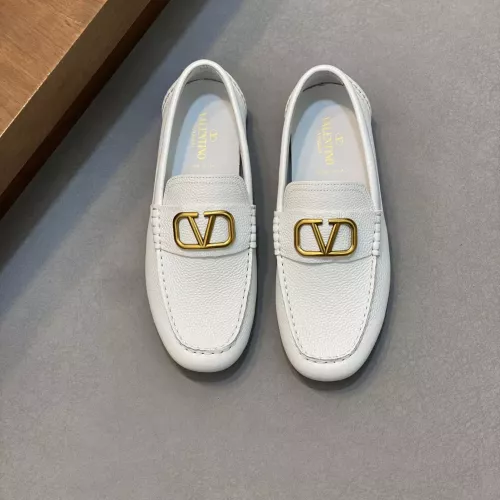 Cheap Valentino Leather Shoes For Men #1329563 Replica Wholesale [$115.00 USD] [ITEM#1329563] on Replica Valentino Leather Shoes