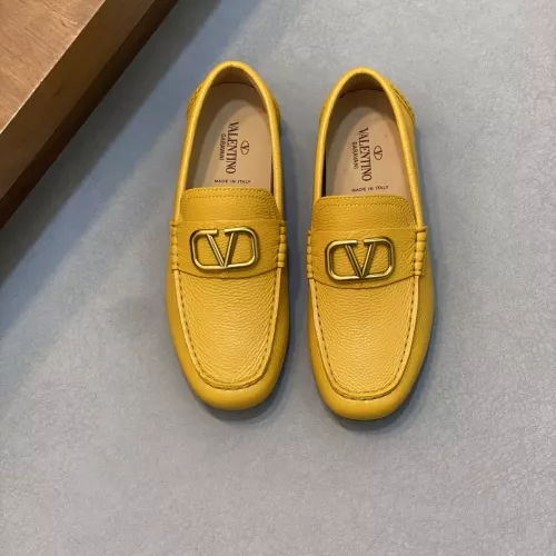 Cheap Valentino Leather Shoes For Men #1329564 Replica Wholesale [$115.00 USD] [ITEM#1329564] on Replica Valentino Leather Shoes