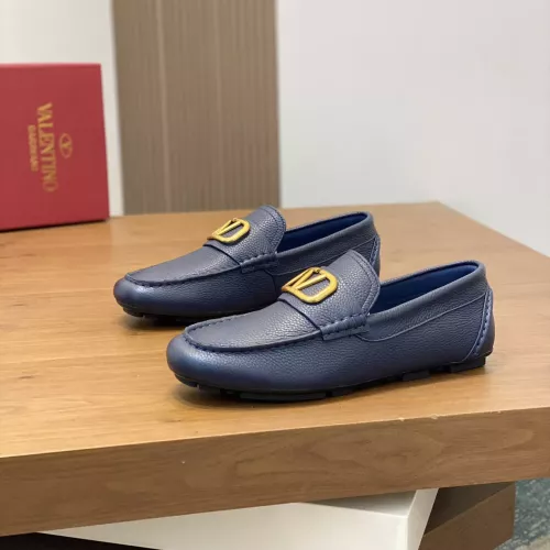 Cheap Valentino Leather Shoes For Men #1329567 Replica Wholesale [$115.00 USD] [ITEM#1329567] on Replica Valentino Leather Shoes