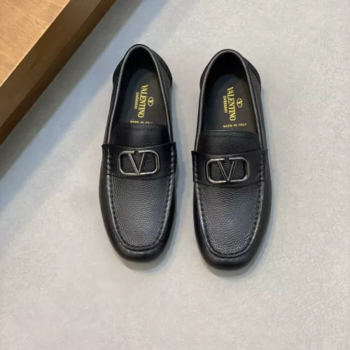 Cheap Valentino Leather Shoes For Men #1329568 Replica Wholesale [$115.00 USD] [ITEM#1329568] on Replica Valentino Leather Shoes