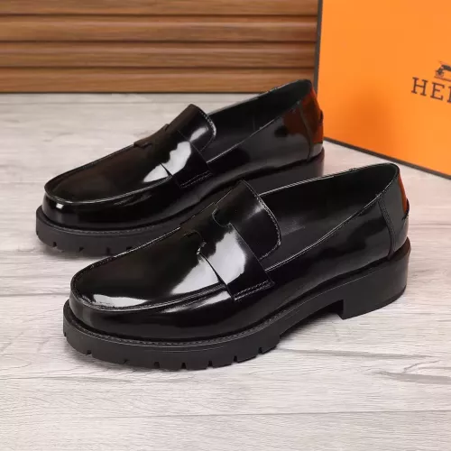 Cheap Hermes Leather Shoes For Men #1329632 Replica Wholesale [$96.00 USD] [ITEM#1329632] on Replica Hermes Leather Shoes