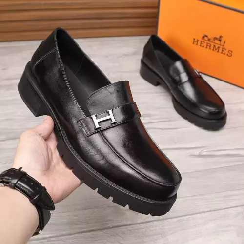 Cheap Hermes Leather Shoes For Men #1329633 Replica Wholesale [$96.00 USD] [ITEM#1329633] on Replica Hermes Leather Shoes
