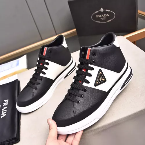 Prada High Top Shoes For Men #1329666