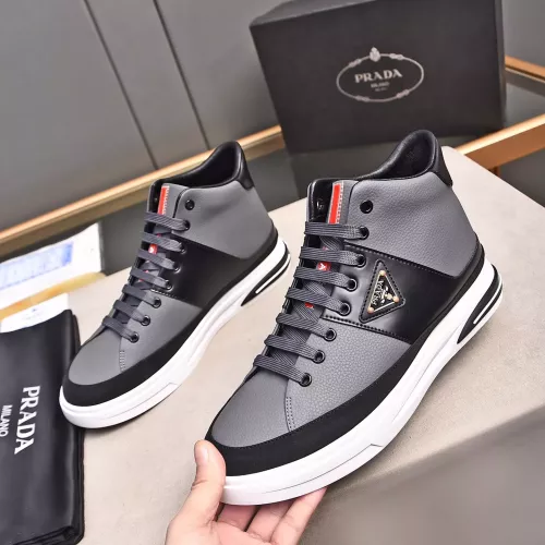 Prada High Top Shoes For Men #1329667