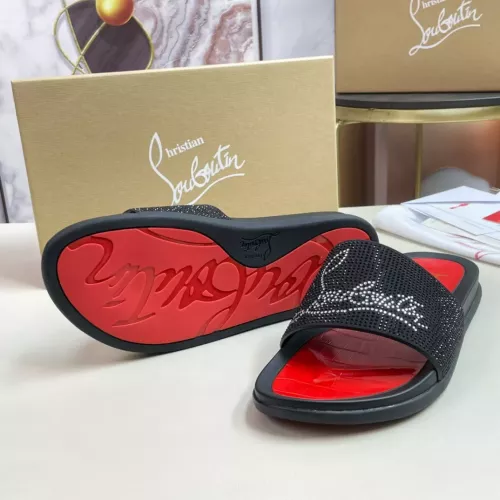 Cheap Christian Louboutin CL Slippers For Men #1329701 Replica Wholesale [$60.00 USD] [ITEM#1329701] on Replica Christian Louboutin CL Slippers