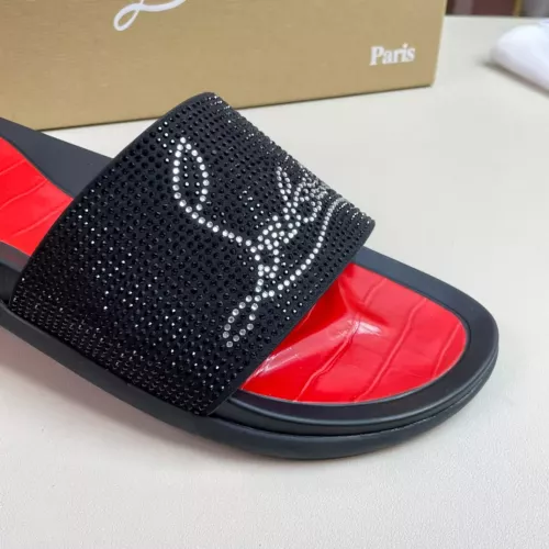 Cheap Christian Louboutin CL Slippers For Men #1329701 Replica Wholesale [$60.00 USD] [ITEM#1329701] on Replica Christian Louboutin CL Slippers