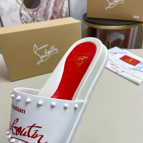 Cheap Christian Louboutin CL Slippers For Men #1329702 Replica Wholesale [$60.00 USD] [ITEM#1329702] on Replica Christian Louboutin CL Slippers