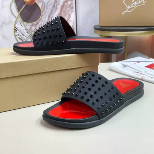 Cheap Christian Louboutin CL Slippers For Men #1329707 Replica Wholesale [$60.00 USD] [ITEM#1329707] on Replica Christian Louboutin CL Slippers