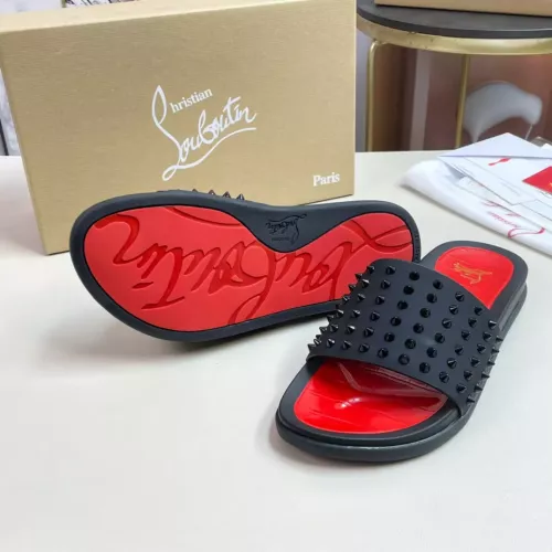Cheap Christian Louboutin CL Slippers For Men #1329707 Replica Wholesale [$60.00 USD] [ITEM#1329707] on Replica Christian Louboutin CL Slippers