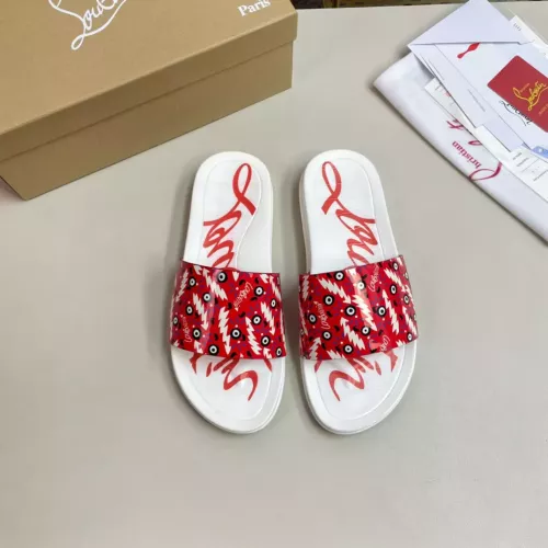 Cheap Christian Louboutin CL Slippers For Men #1329712 Replica Wholesale [$52.00 USD] [ITEM#1329712] on Replica Christian Louboutin CL Slippers