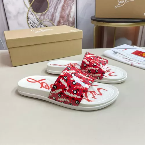 Cheap Christian Louboutin CL Slippers For Men #1329712 Replica Wholesale [$52.00 USD] [ITEM#1329712] on Replica Christian Louboutin CL Slippers