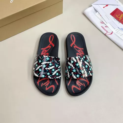 Cheap Christian Louboutin CL Slippers For Men #1329713 Replica Wholesale [$52.00 USD] [ITEM#1329713] on Replica Christian Louboutin CL Slippers