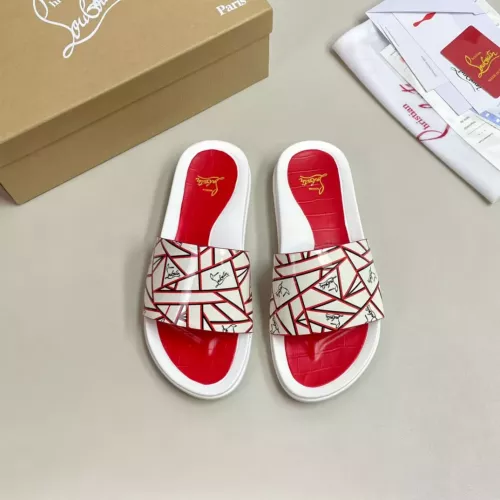 Cheap Christian Louboutin CL Slippers For Men #1329716 Replica Wholesale [$52.00 USD] [ITEM#1329716] on Replica Christian Louboutin CL Slippers
