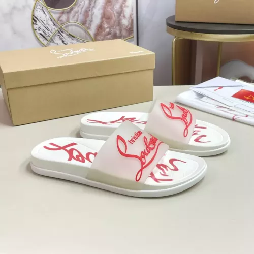 Cheap Christian Louboutin CL Slippers For Men #1329720 Replica Wholesale [$52.00 USD] [ITEM#1329720] on Replica Christian Louboutin CL Slippers